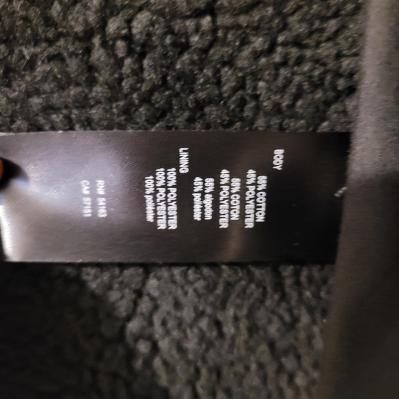 Karl Lagerfeld Black Corduroy Trucker Jacket​ - Picture 4 of 5